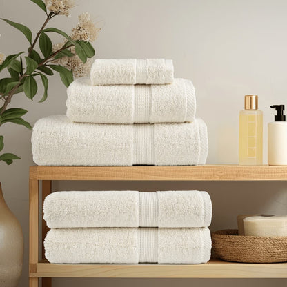Asciugamani per Ospiti SOLUND 10 pz Crema 30x50cm 600 g/m² - homemem39