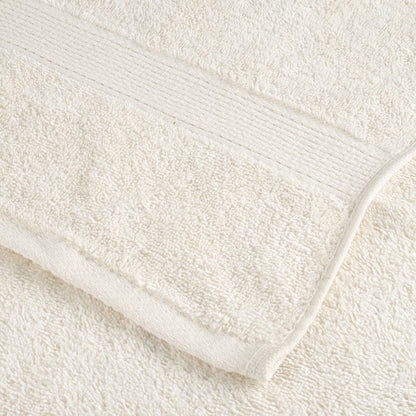 Asciugamani Premium SOLUND 4 pz Crema 50x100 cm 600 g/m² | homemem39