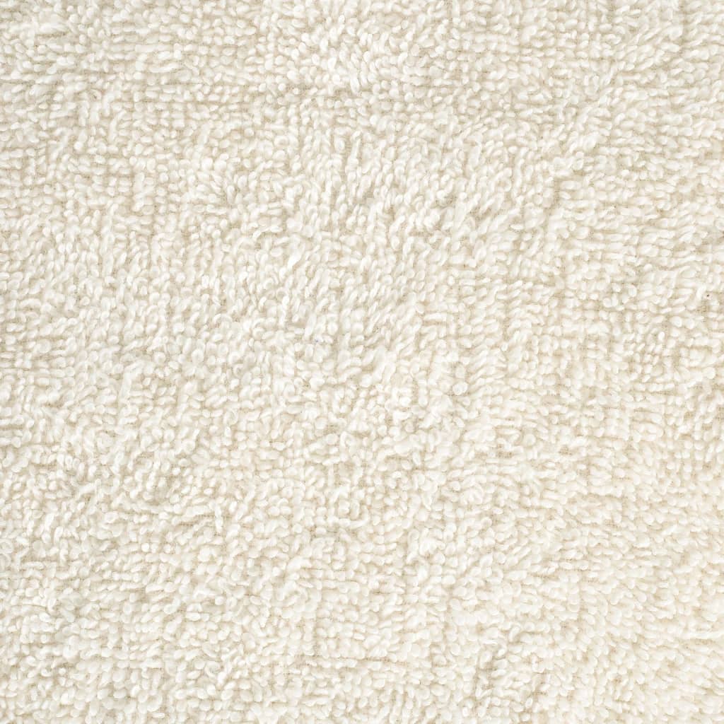 Asciugamani da Doccia SOLUND 10 pz Crema 70x140cm 600 g/m²