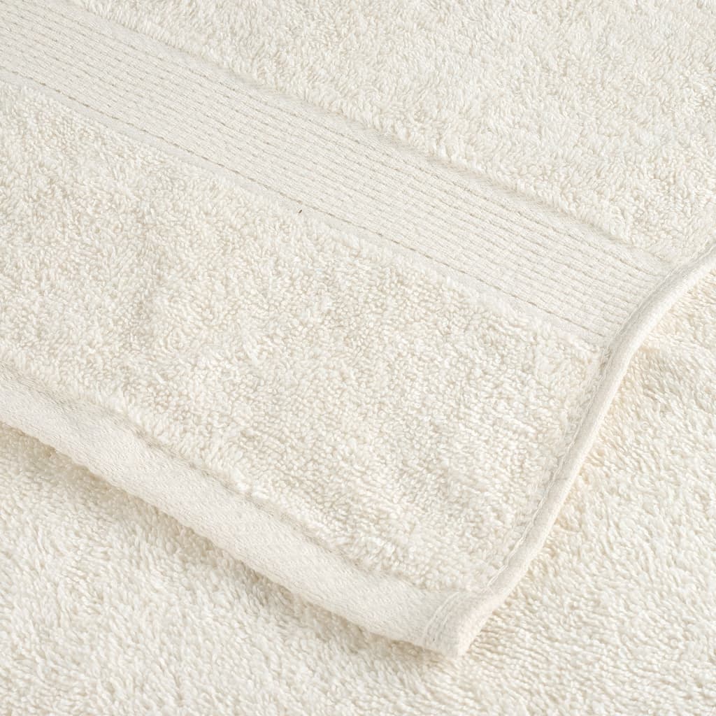 Asciugamani da bagno Premium SOLUND 2pz Crema 100x150cm 600g/m²
