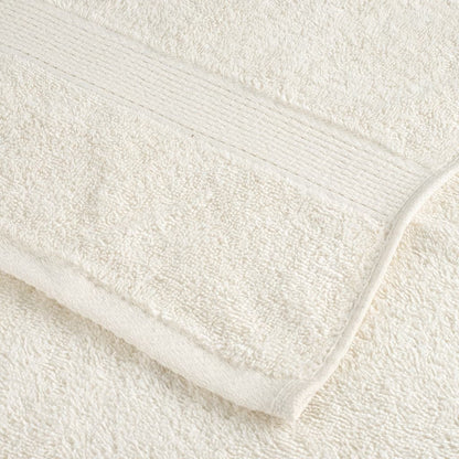 Asciugamani da bagno Premium SOLUND 10 pz Crema 100x150 cm