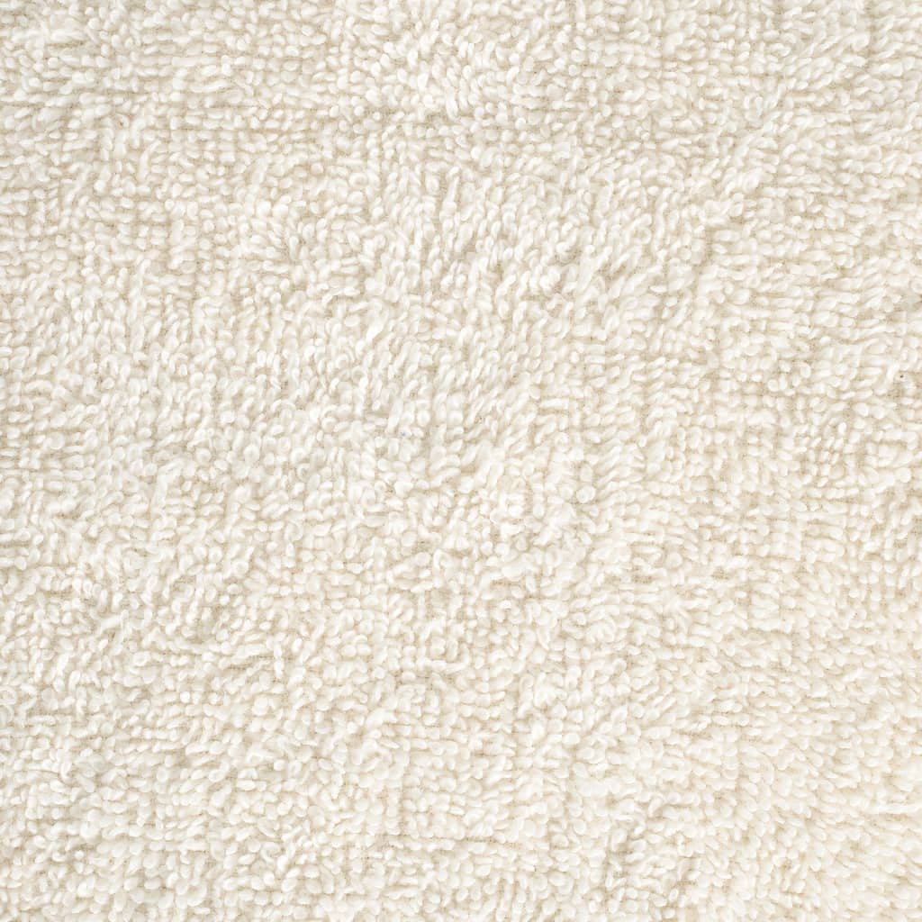 Asciugamani per Sauna SOLUND 10 pz Crema 80x200cm 600 g/m²