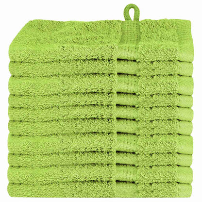 Panni per il viso SOLUND 10 pcs Mela verde Cotone
