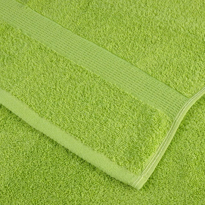 Asciugamani Premium SOLUND 4 pz Verde Mela 30x30 cm 600 g/m²