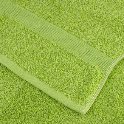 Asciugamani Premium SOLUND 10 pz Verde Mela 30x30 cm 600 g/m²