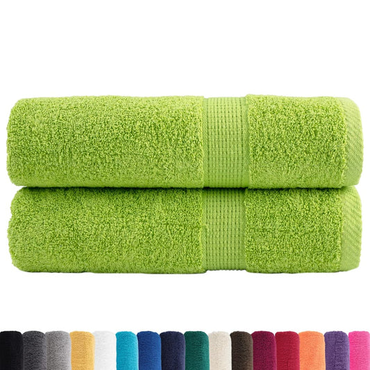 Asciugamani da Doccia SOLUND 2 pz Mela 70x140 cm 600 g/m² - homemem39
