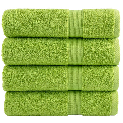 Asciugamani da Doccia SOLUND 4 pz Mela 70x140 cm 600 g/m² | homemem39