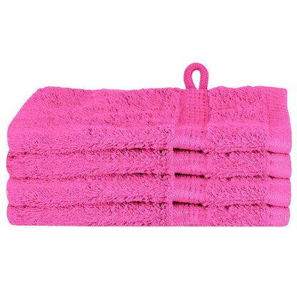 Asciugamano per Ospiti SOLUND 4 pz Rosa 15 x 21 cm 550 gsm | homemem39