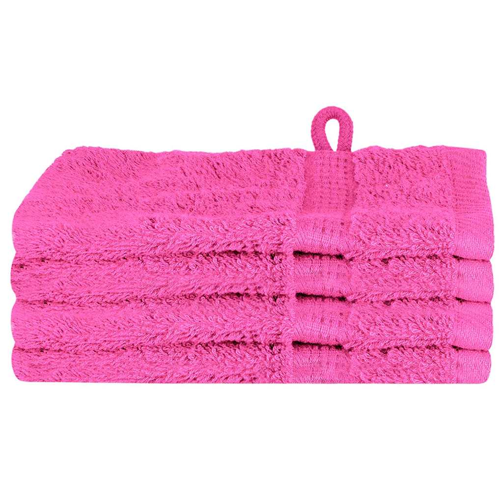 Panni per il viso SOLUND 4 pcs Rosa Cotone
