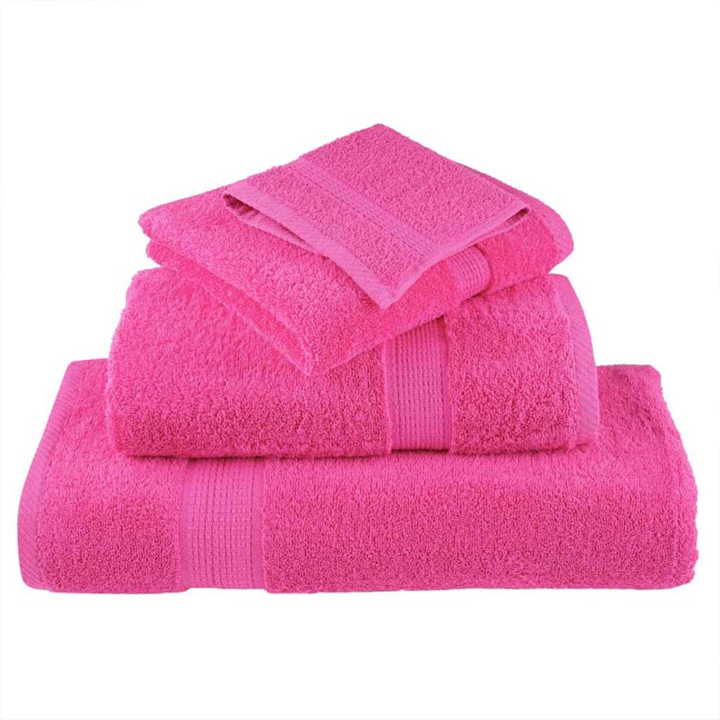 Panni per il viso SOLUND 4 pcs Rosa Cotone