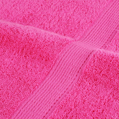 Asciugamani Premium SOLUND 4 pz Rosa 30x30 cm 600 g/m² - homemem39