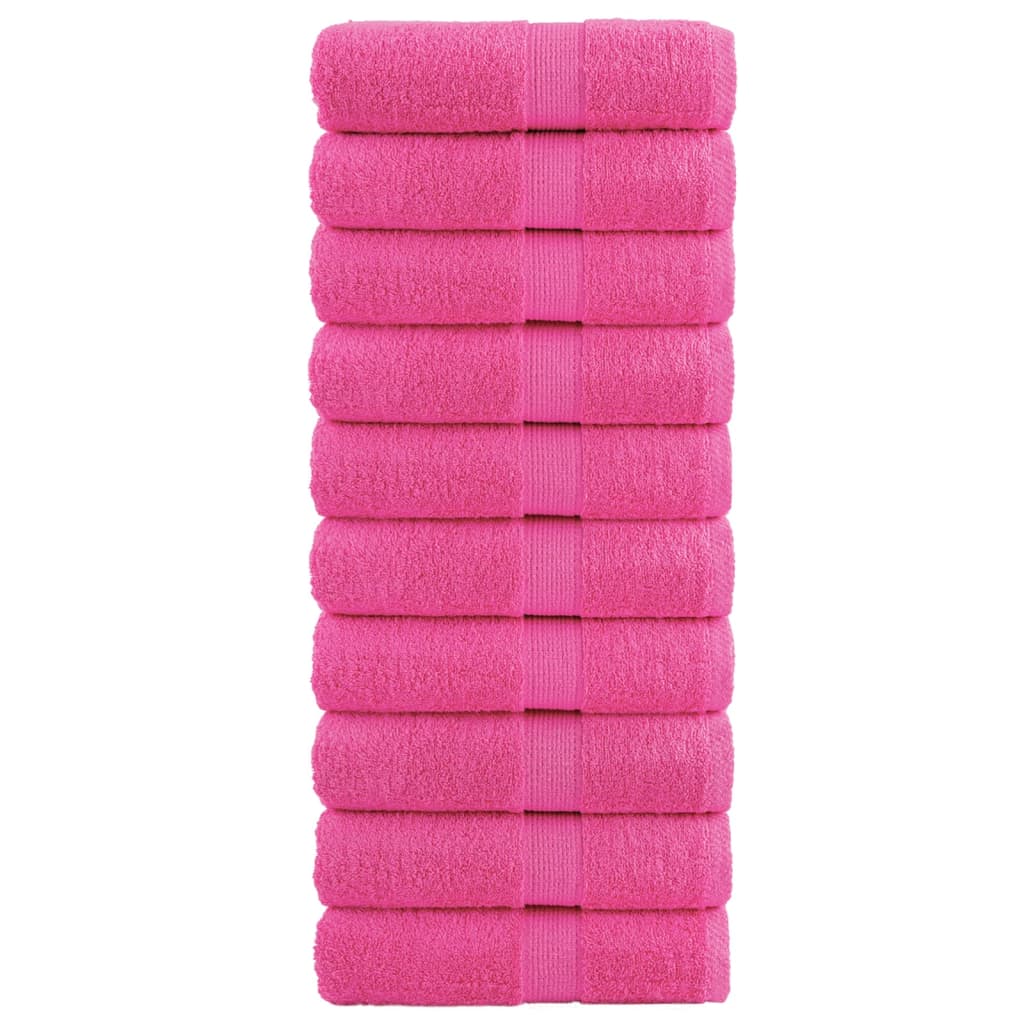 Salviette Premium SOLUND 10 pz Rosa 30x30 cm 600 g/m² - homemem39