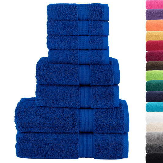 Set ASciugamani SOLUND 8 pz Blu 600 gsm - homemem39