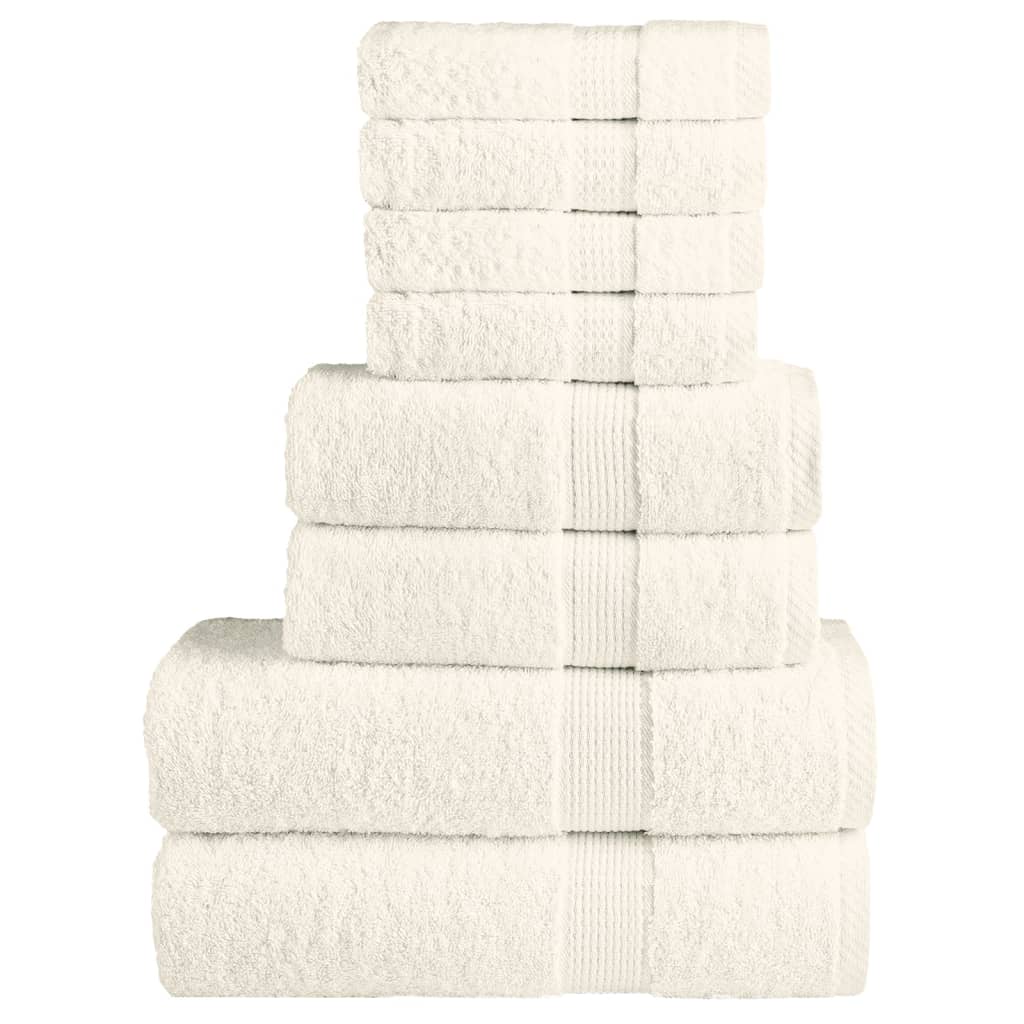 Set ASciugamani SOLUND 8 pz Crema 600 gsm | homemem39