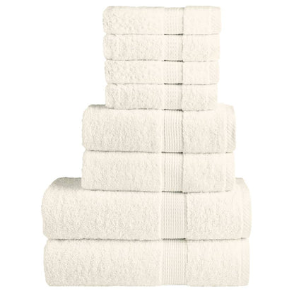Set ASciugamani SOLUND 8 pz Crema 600 gsm | homemem39