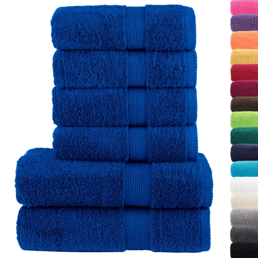 Set ASciugamani SOLUND 8 pz Blu 600 gsm - homemem39