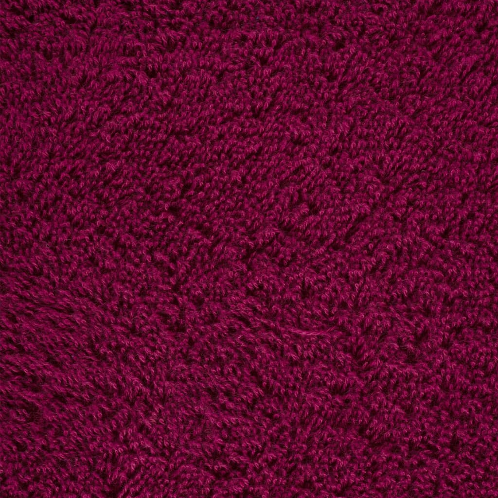 Set ASciugamani SOLUND 12 pz Bordeaux 600 gsm - homemem39