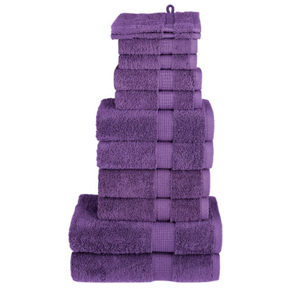 Set ASciugamani SOLUND 12 pz Viola 600 gsm | homemem39