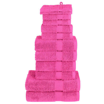 Set ASciugamani SOLUND 12 pz Rosa 600 gsm