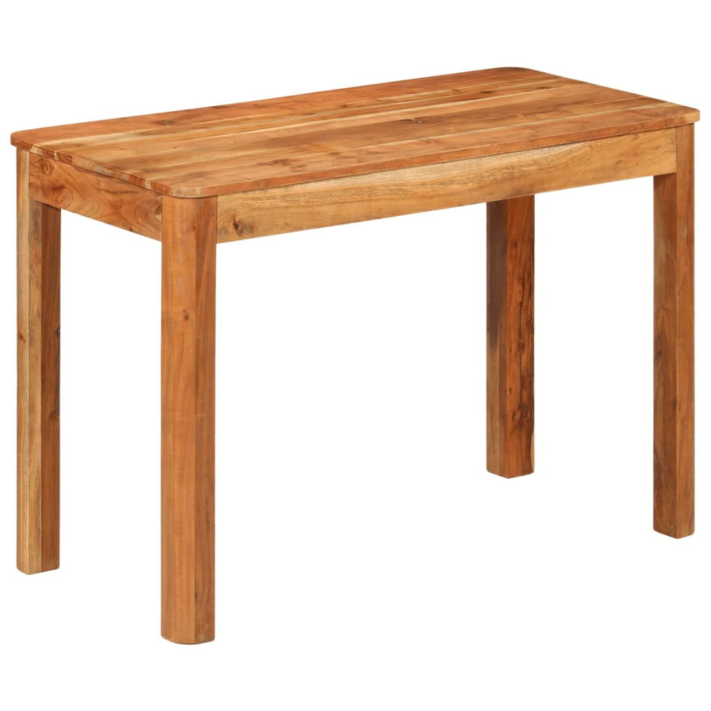 Tavolo da Pranzo 110x55x76 cm Legno Massello di Acacia | homemem39