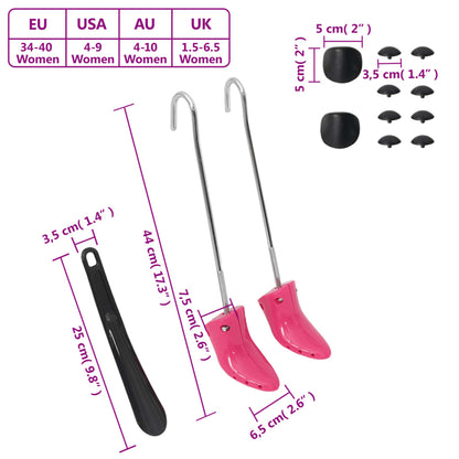 Allargatore per Stivali con Calzascarpe Rosa EU 34-40 Plastica | homemem39