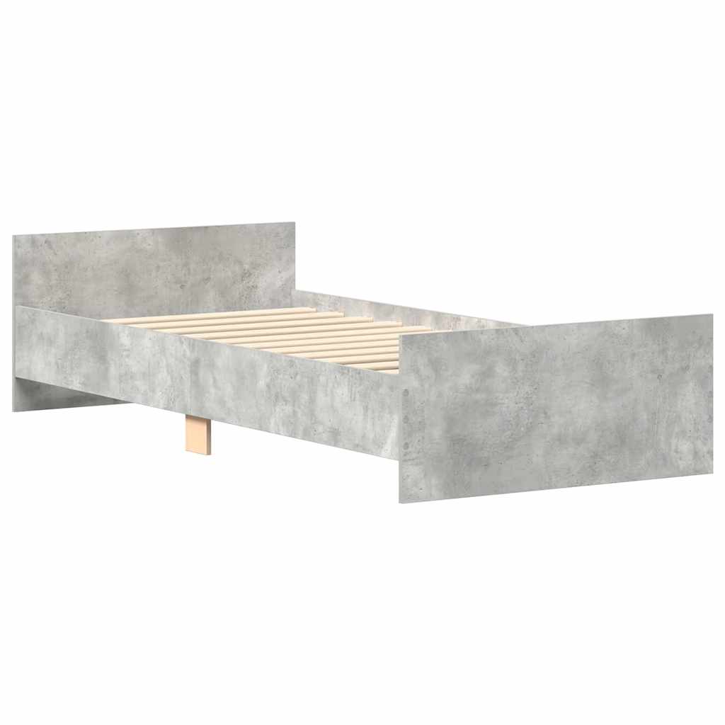 Giroletto Grigio Cemento 90x200 cm in Legno Multistrato | homemem39