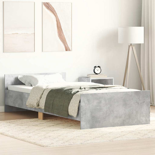 Giroletto Grigio Cemento 90x200 cm in Legno Multistrato | homemem39