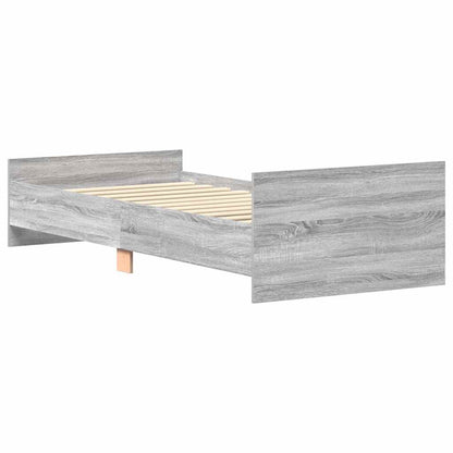 Giroletto Grigio Sonoma 90x200 cm in Legno Multistrato