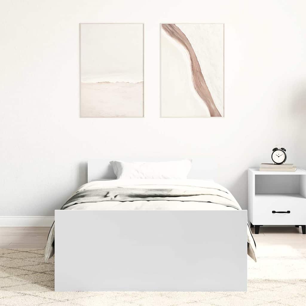 Giroletto Bianco 100x200 cm in Legno Massello | homemem39