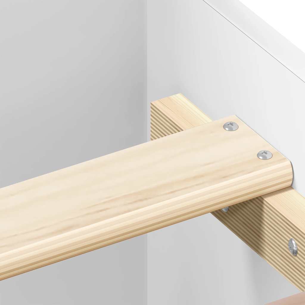 Giroletto Bianco 100x200 cm in Legno Massello - homemem39