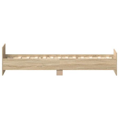 Giroletto senza Materasso Rovere Sonoma 100x200cm in Truciolato | homemem39