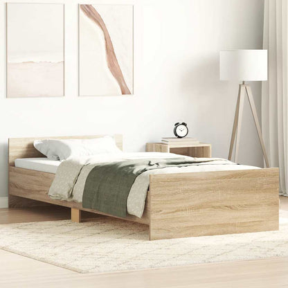Giroletto senza Materasso Rovere Sonoma 100x200cm in Truciolato