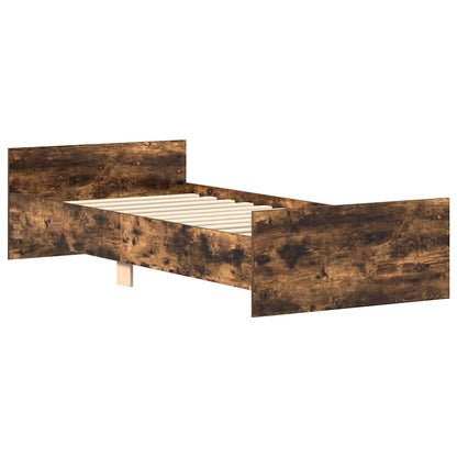 Giroletto senza Materasso Rovere Fumo 100x200 cm in Truciolato | homemem39