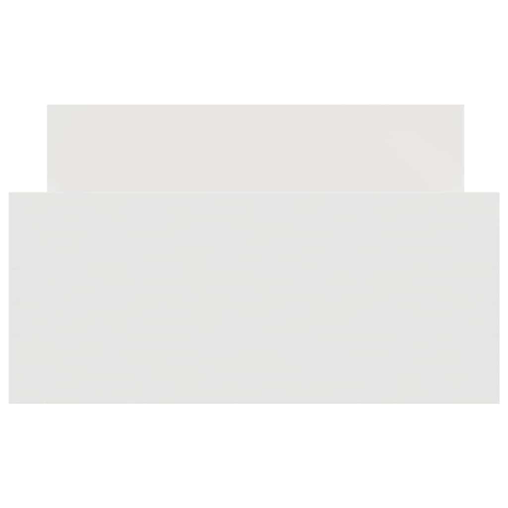 Giroletto Bianco 90x190 cm in Legno Multistrato - homemem39