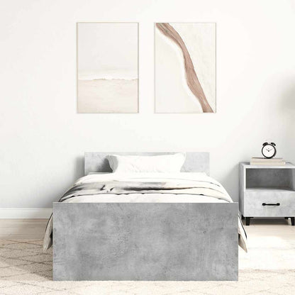Giroletto Grigio Cemento 90x190 cm in Legno Multistrato | homemem39