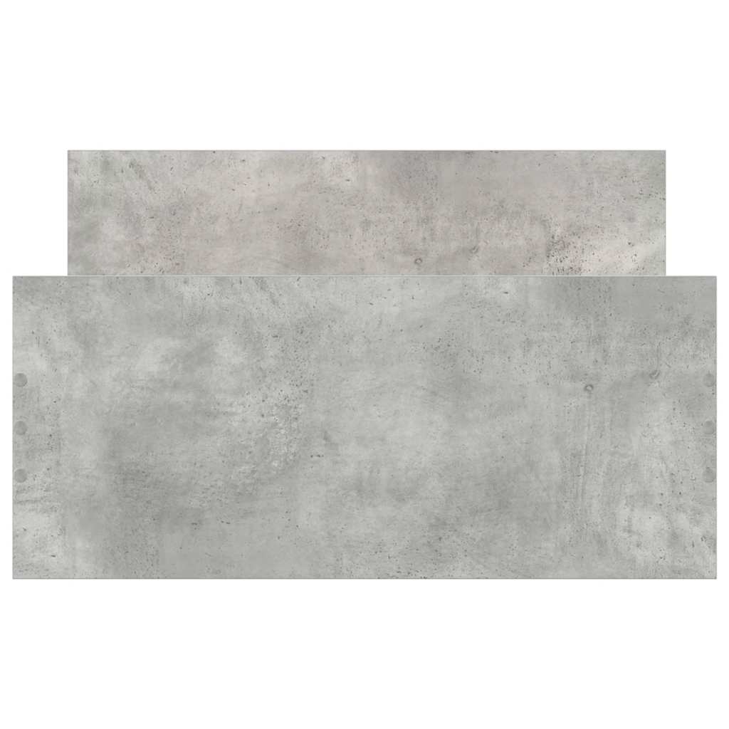 Giroletto Grigio Cemento 90x190 cm in Legno Multistrato | homemem39