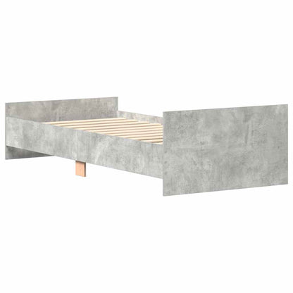 Giroletto Grigio Cemento 90x190 cm in Legno Multistrato | homemem39