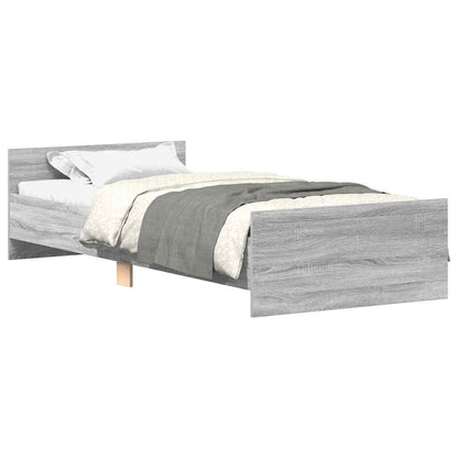 Giroletto Grigio Sonoma 90x190 cm in Legno Multistrato | homemem39