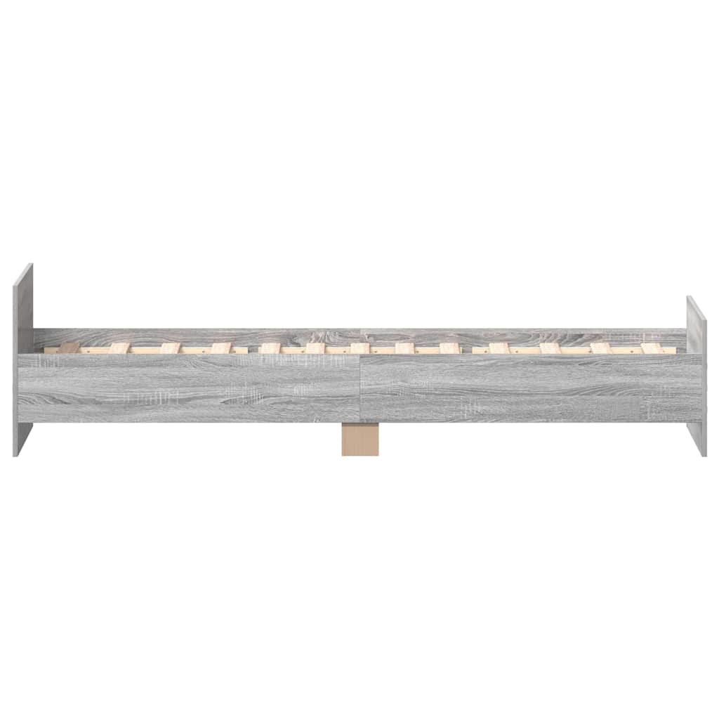 Giroletto Grigio Sonoma 90x190 cm in Legno Multistrato | homemem39