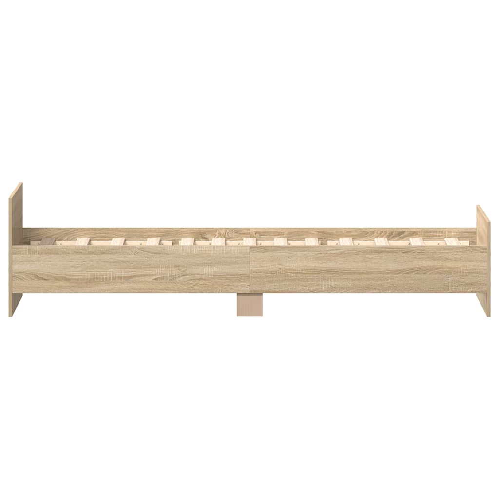 Giroletto senza Materasso Rovere Sonoma 75x190 cm in Truciolato | homemem39