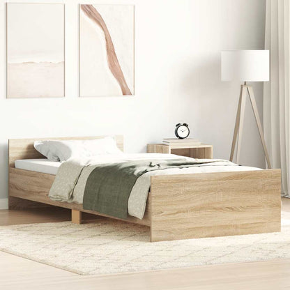 Giroletto senza Materasso Rovere Sonoma 75x190 cm in Truciolato