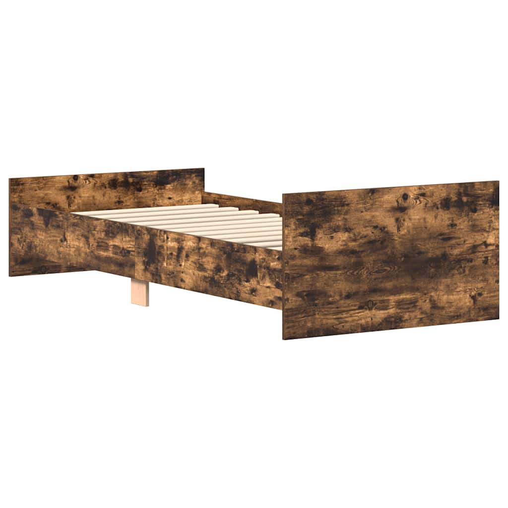 Giroletto senza Materasso Rovere Fumo 75x190 cm in Truciolato
