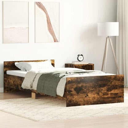 Giroletto senza Materasso Rovere Fumo 75x190 cm in Truciolato | homemem39