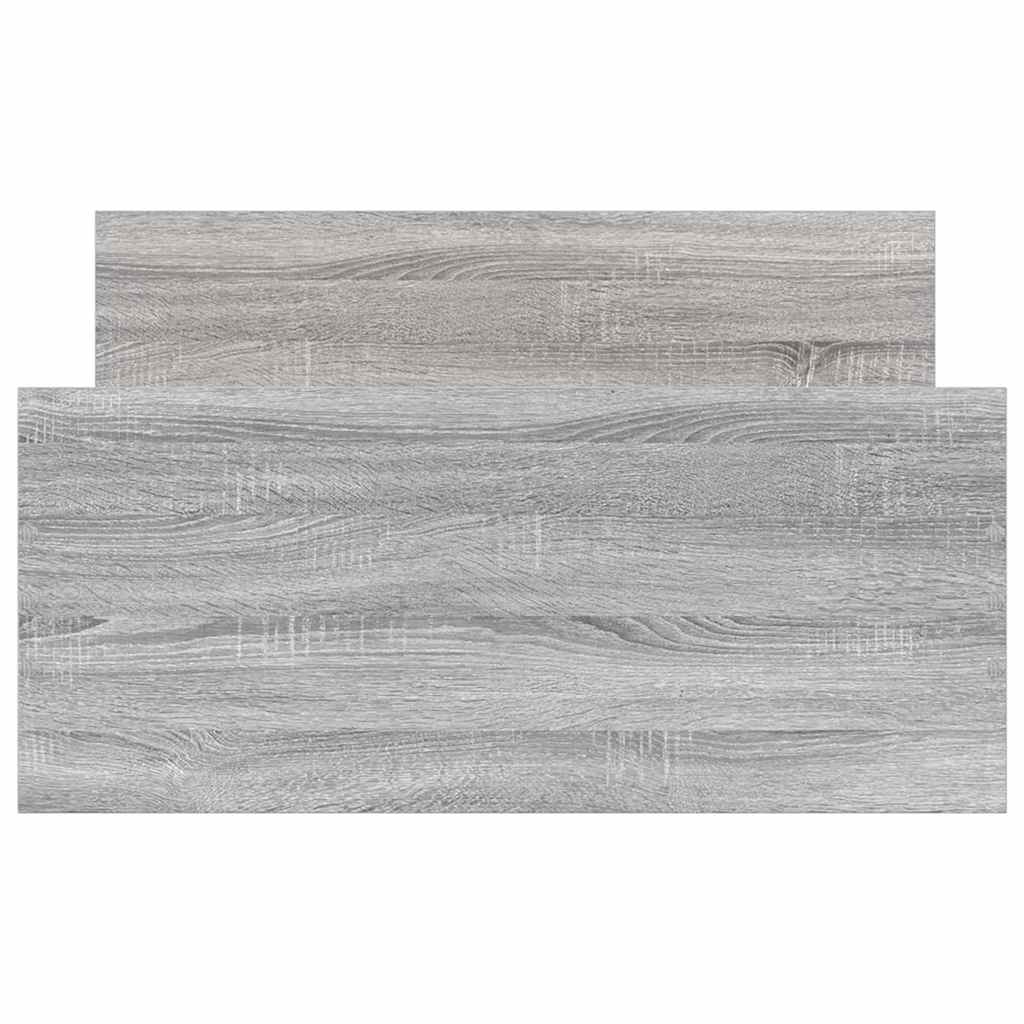 Giroletto Grigio Sonoma 75x190cm Small Single Legno Multistrato - homemem39