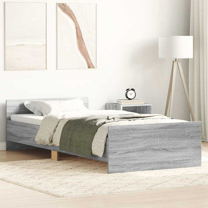 Giroletto Grigio Sonoma 75x190cm Small Single Legno Multistrato | homemem39
