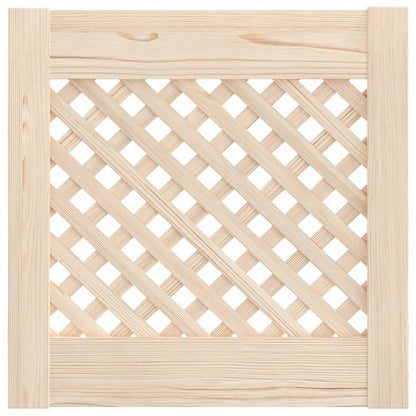 Ante con Design a Reticolo 2 pz 39,5x39,5 cm in Legno di Pino - homemem39