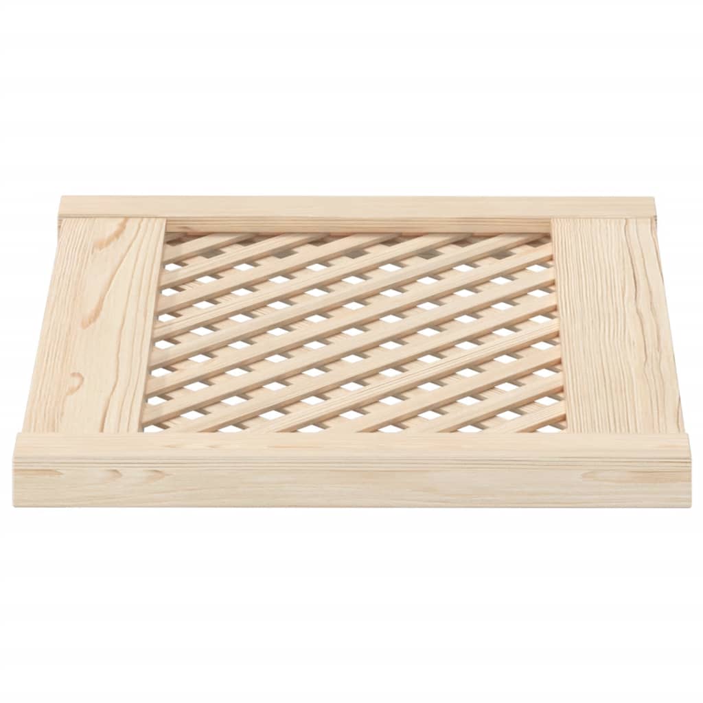 Ante con Design a Reticolo 2 pz 49,5x39,5 cm in Legno di Pino - homemem39