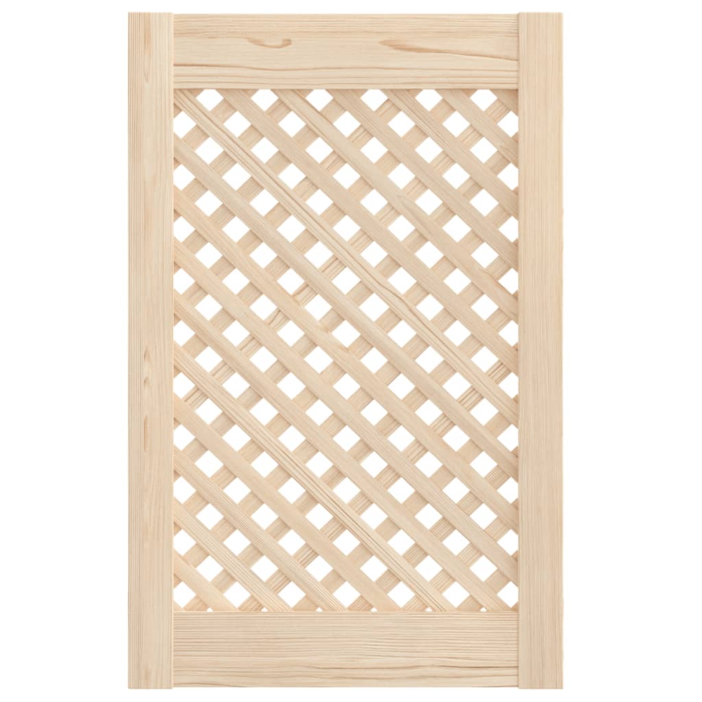 Ante con Design a Reticolo 2 pz 39,5x61,5 cm in Legno di Pino