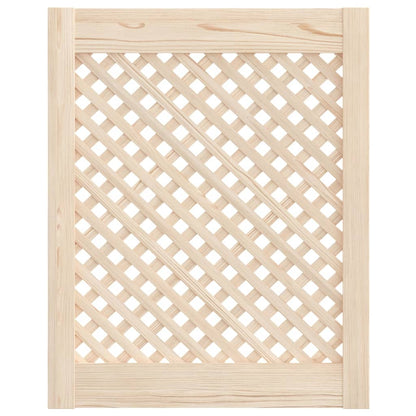 Ante con Design a Reticolo 2 pz 49,5x61,5 cm in Legno di Pino