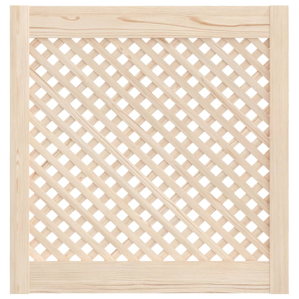 Ante con Design a Reticolo 2 pz 59,5x61,5 cm in Legno di Pino - homemem39